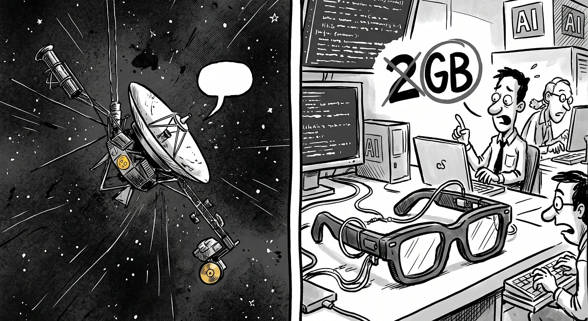 La Voyager no tenía prisa (y por eso sigue funcionando)